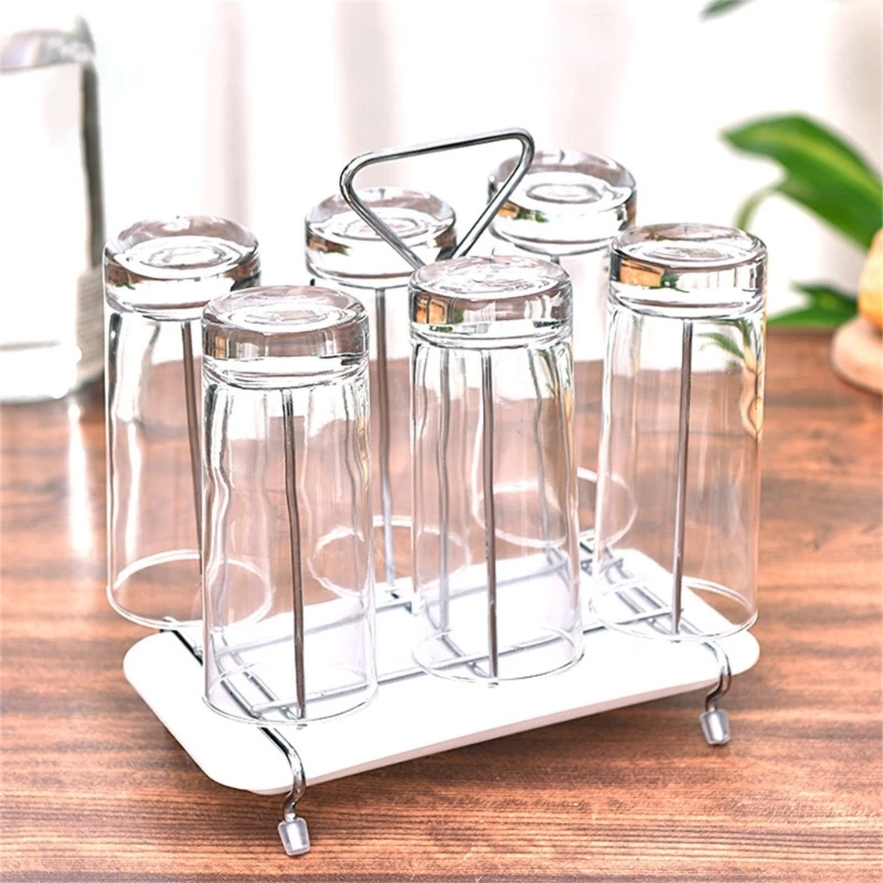 

Versatile Water Cup Rack Bottle Drying Stand Suitable for Home Office School Use