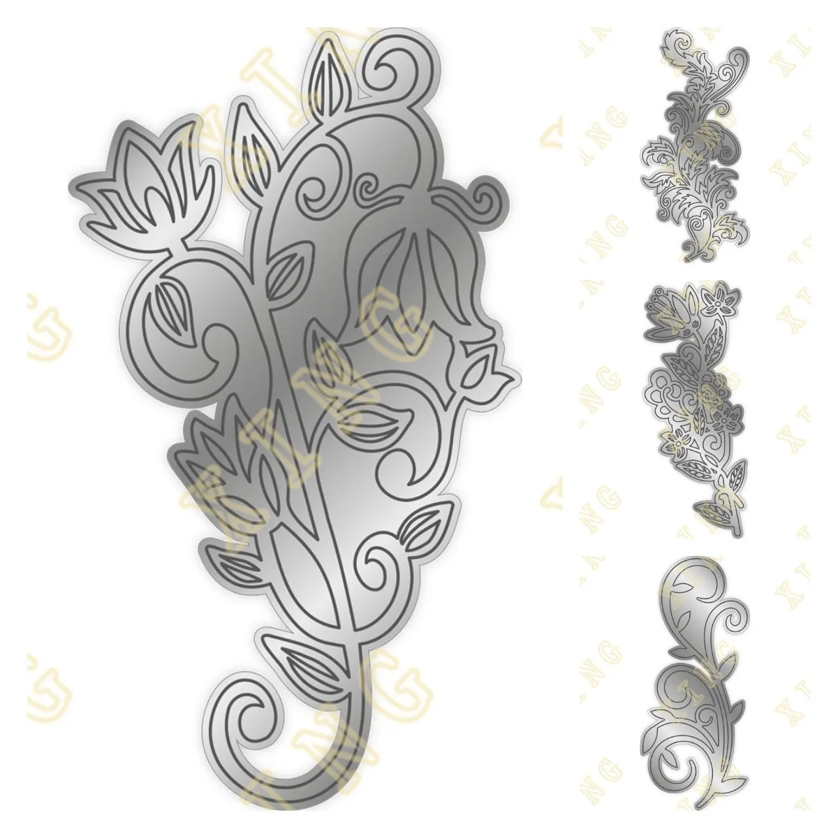 

Fancy Florals Elegant Snowdrops Dies Scrapbooking New Arrival 2022 Metal Cutting Dies Christmas Card Making Stencils for Decor