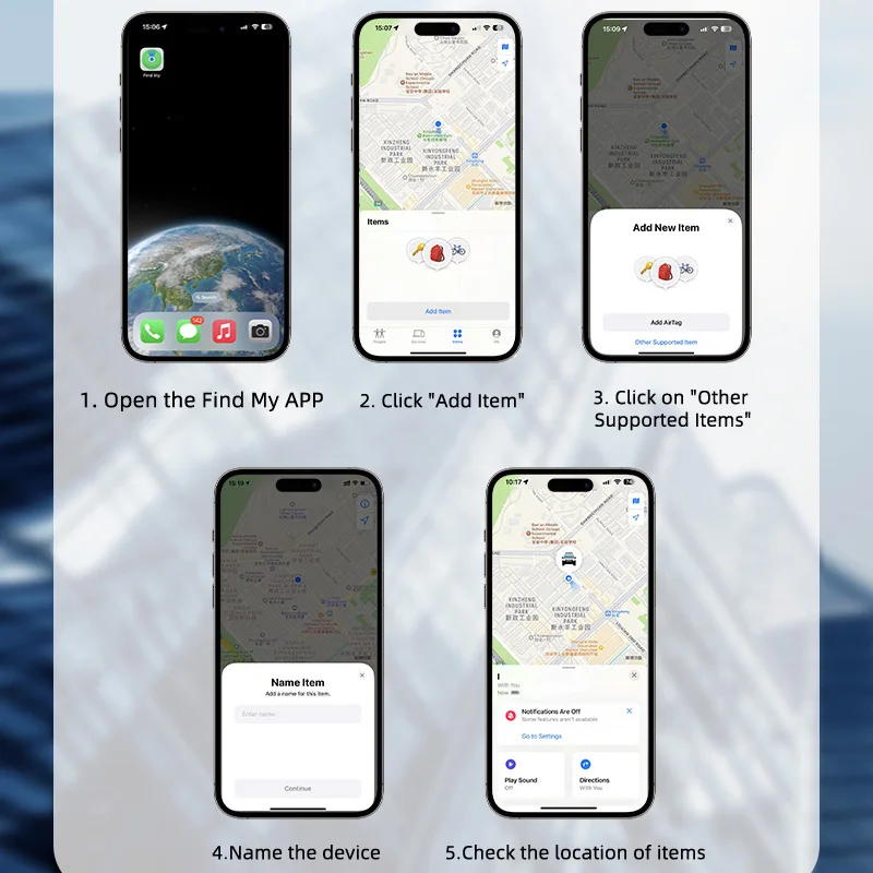 Anti-Lost Card Wireless Charging Location Tracker Card For Apple Find My Realtime Tracking Phone anti lost tracker anti lose tracker item locator anti lost locator