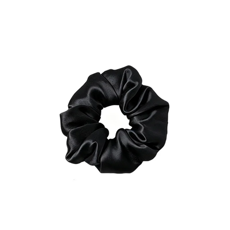 Luxurious Satin No-Crease Hair Scrunchies - Gentle Elastic Hair Ties for Effortless Styling