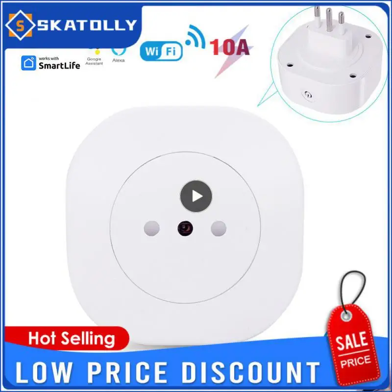 

Умная розетка Tuya с Wi-Fi, 16 А/10 А