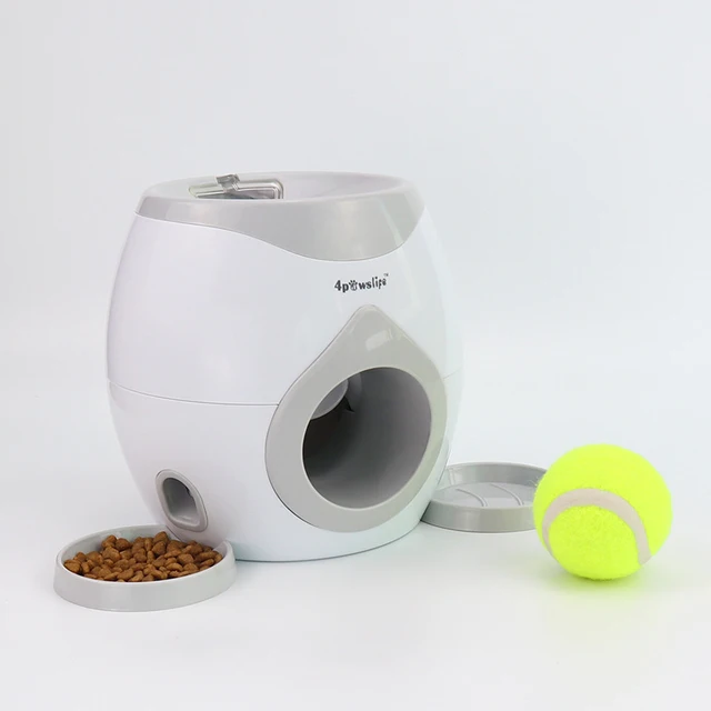 Machine de r compense alimentaire pour chiens Tennis balle pour animaux de compagnie lanceur jouets lents