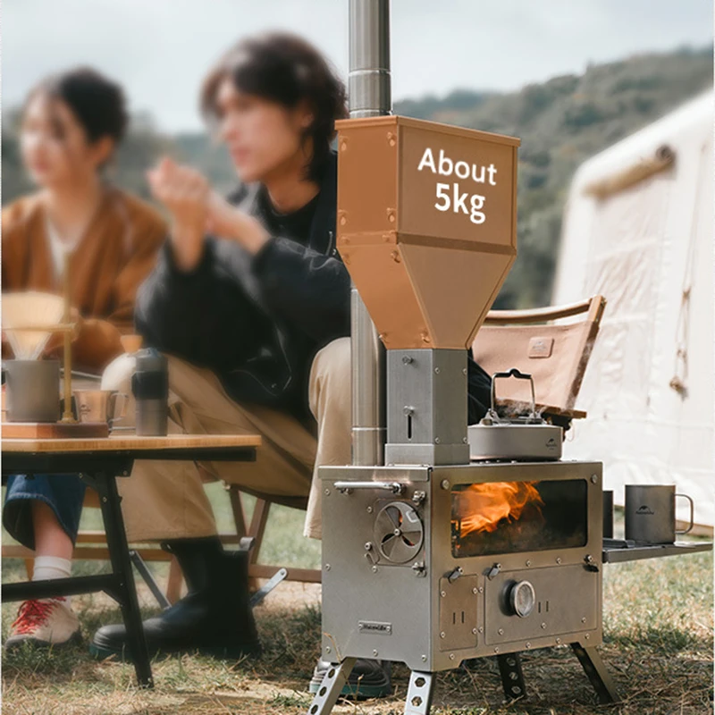 Naturehike Pellet Heating Stove Outdoor Camping Equipment Wood Stove  Portable Oven Stove Picnic Cooker Stove Firewood Stove - AliExpress