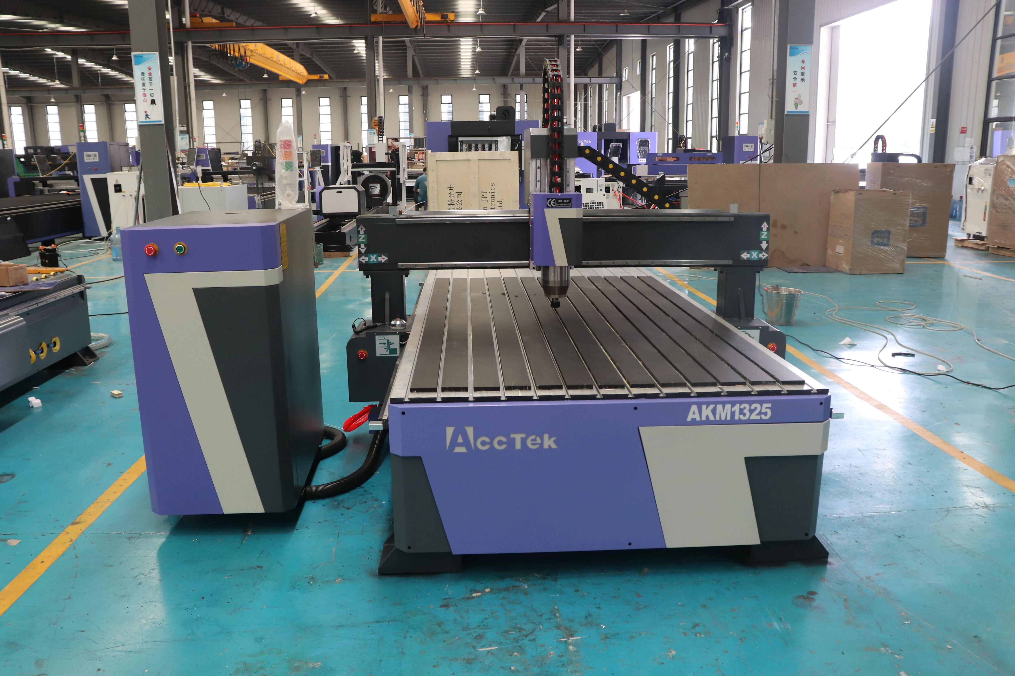 

5.5KW Water Cooling Spindle CNC Router 1325 4*8 Ft T-slot Table Wood Milling Machine for Carpentry AcrylTool
