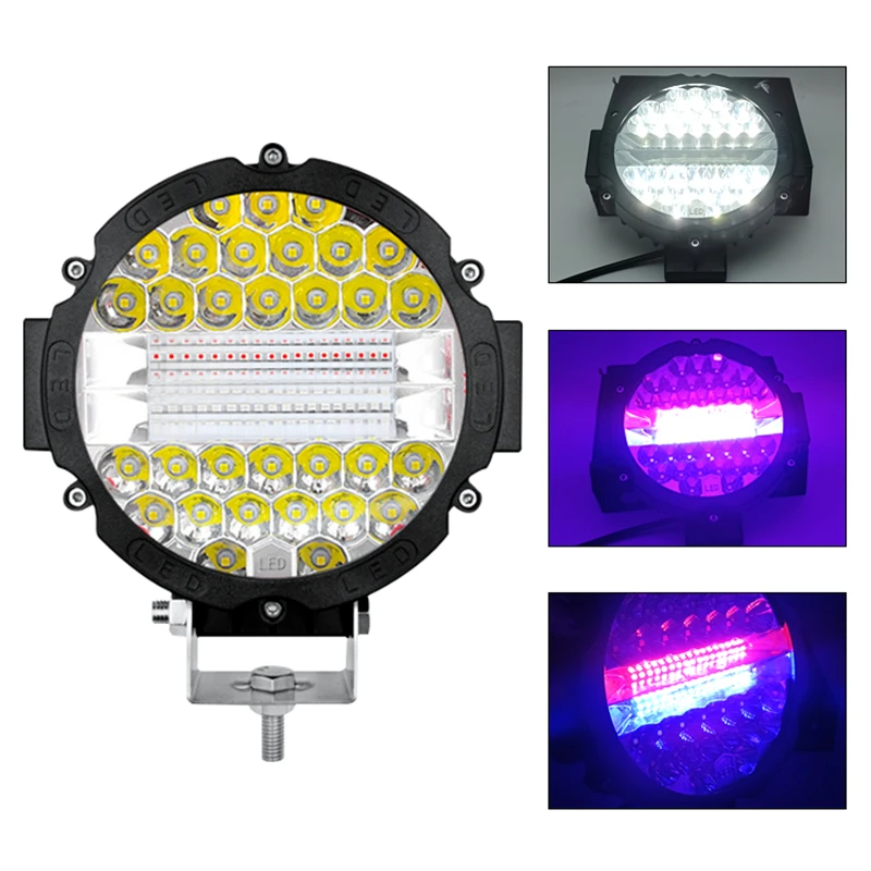 

Two-color Ligh Led Work Light 51W Car Headlight 65 Led Car Light For Truck Offroad 12/24V Night Driving Lights For SUV Fog Lamps