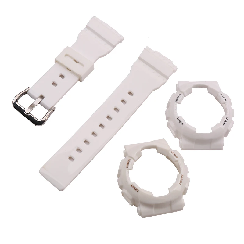 Watch Accessories Case Strap For BABY-G Series BA-110  BA-112 120 111 Sports Waterproof Women's Watch Strap