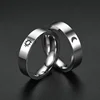 6mm Titanium Steel Couple Ring For Men Women Sun & Moon Fashion Jewelry Lover Gift Wedding Engagement Promise Ring Wholesale 2