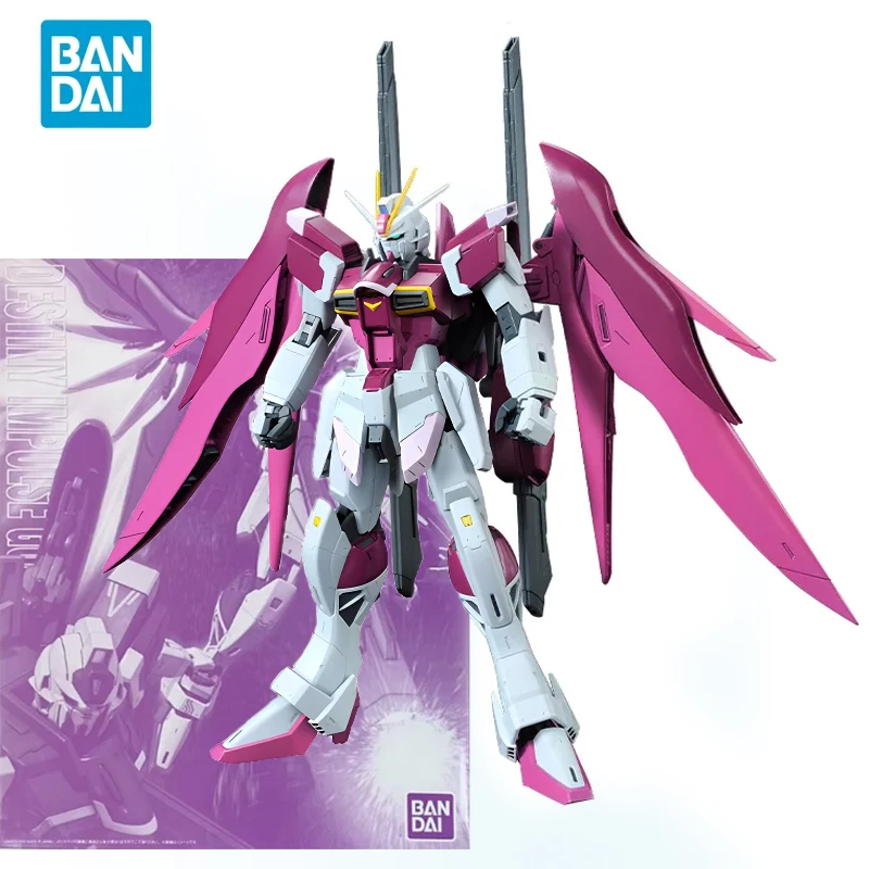 

Bandai Genuine Original Anime GUNDAM Model MG 1/100 DESTINY IMPULSE REGENES GUNDAM Action Figure for Kid Toy Collectible Model