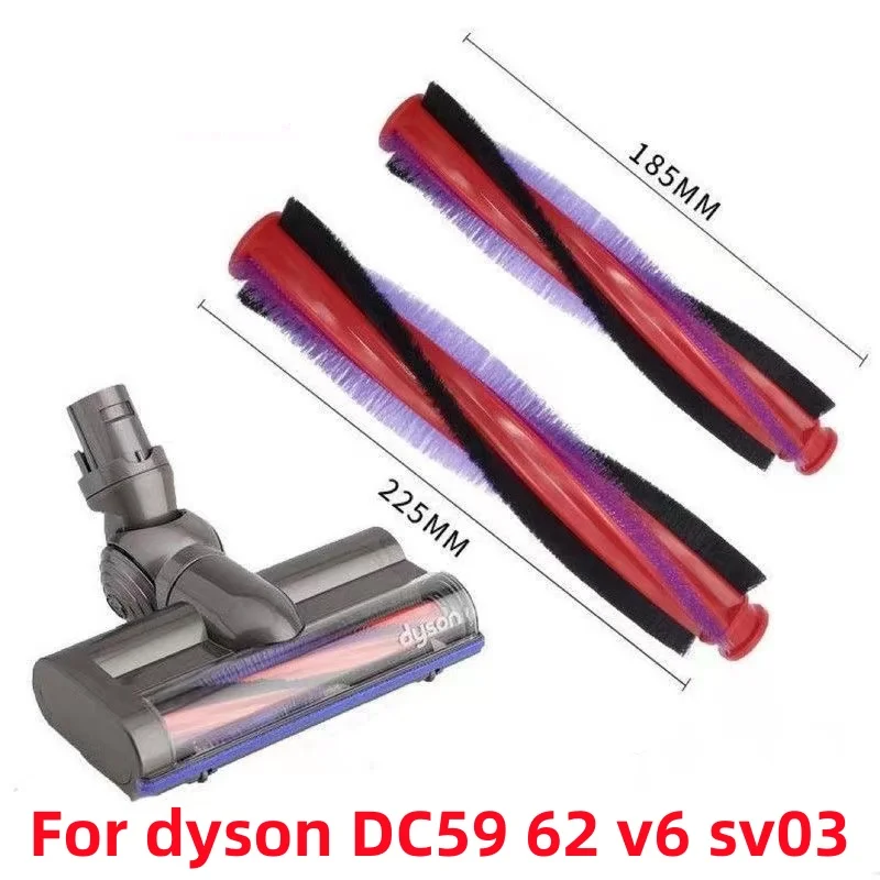 Geschikt Voor Dyson V6 DC58 DC62 Stofzuiger Accessoires Ingebouwde Roller Borstel 185Mm/225Mm Borstel hoofd