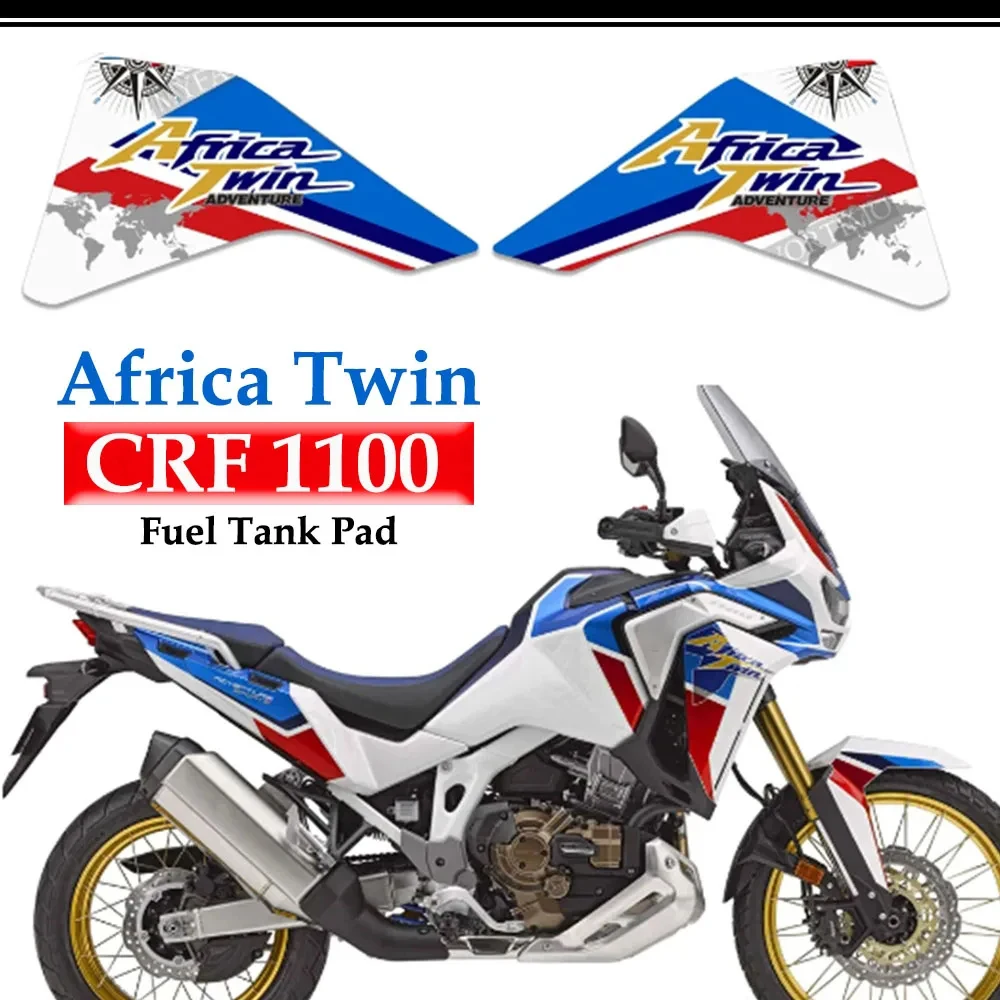 NEW 2019 2020 2021 Africa Twin Protection Side Tank Pad For Honda CRF1100 CRF 1100 L Adventure ADV Visor Set Stickers Decal Kit