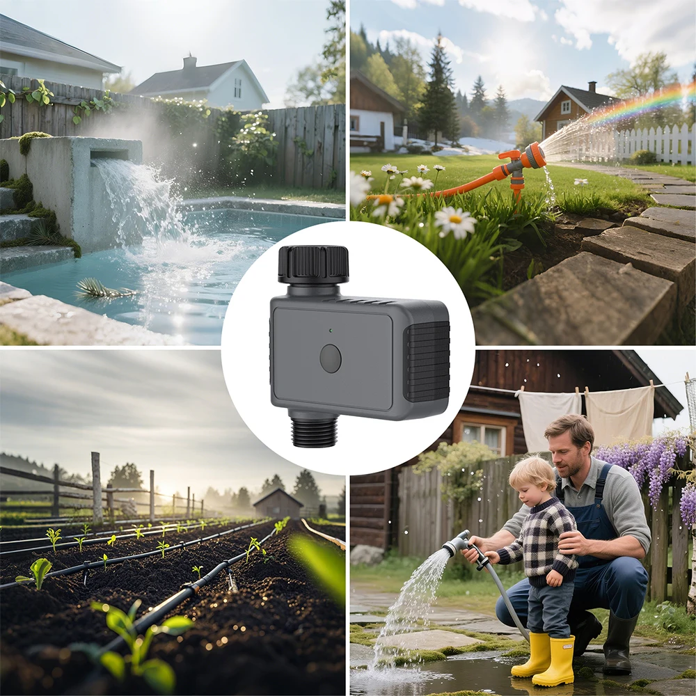 Haozee Automatic Water Timer Garden Irrigation Watering System