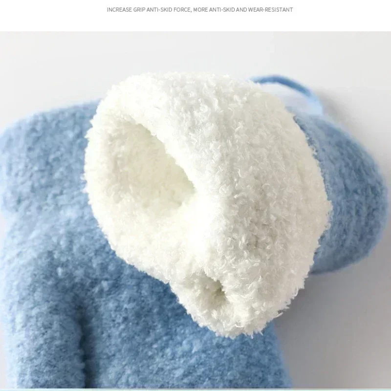 Mohair Plush Winter Gloves for Kids
