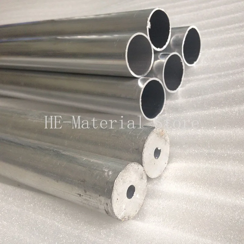 Aluminium Alloy Tube OD 32mm 32.5mm Hollow Round Aluminum Pipe ID 7/12/17/18/20/21/22-30mm Length 100mm 1Pcs 6061