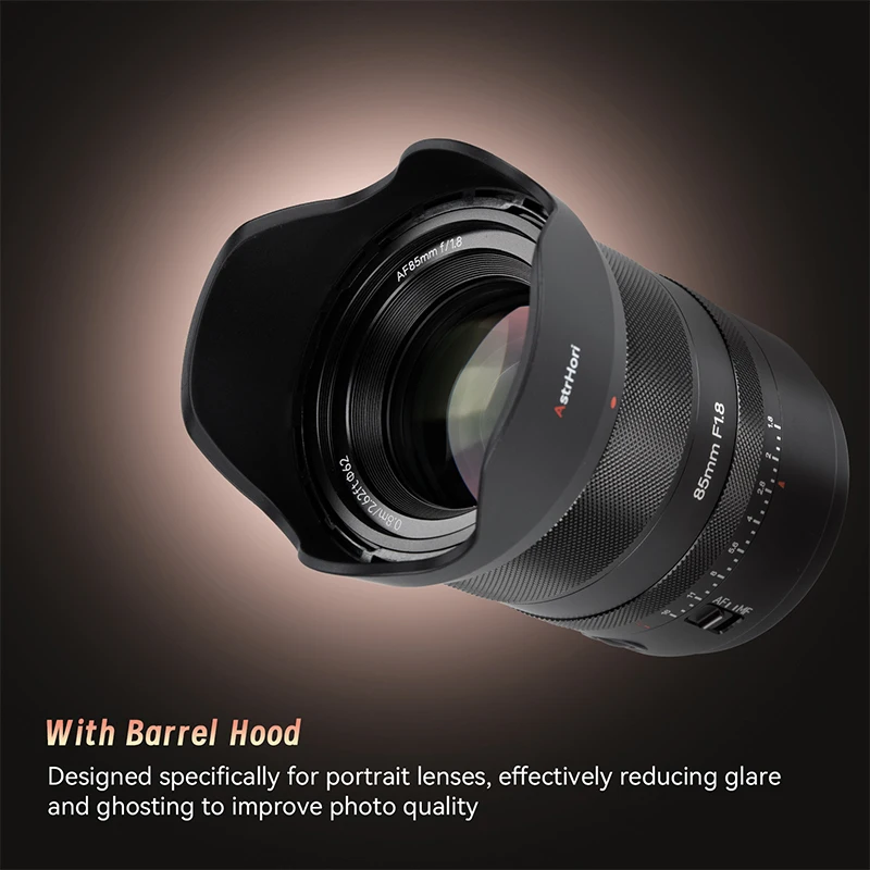 AstrHori AF 85mm F1.8 II 풀프레임 STM 자동 초점 대구경 프라임 렌즈 ( E 알파 1 II, 알파 7 V, 니콘 Z, Z5, 라이카 L 호환)