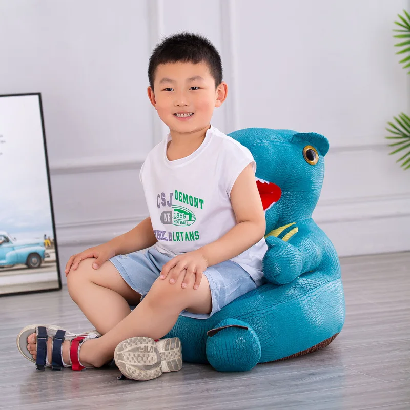 Creative Simulation Crocodile Skin Dinosaur Sofa Learning Seats Soft Chair Washable Removable Sofa Baby Plush Toys Children Gift