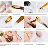 Nail Acrylic Powder Set and Liquid Monomer Nails Art Decoration for Manicure Kit Crystal Nail Glitter 3D Nail Tips Carving Tools 6