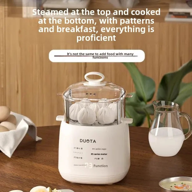 New Automatic Egg Boiler Home Use Small Breakfast Machine For One Person Egg Cooking Device High Power Efficiency