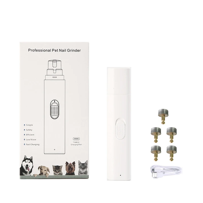 

Электрические машинки для стрижки когтей домашних животных с USB-зарядкой, инструменты для ухода за когтями собак, кошек, машинки для стрижки когтей