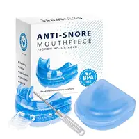 Protège-dents anti-ronflement réutilisable avec boîte de rangement, protège-dents anti-bruxisme, améliore le sommeil, réduit le ronflement 1