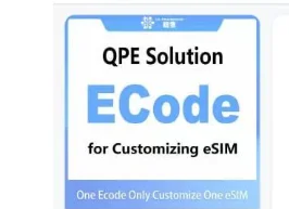 Qpe eSIM 코드, 사용자 정의 eSIM QR F 또는 Ip12 to 15promax 