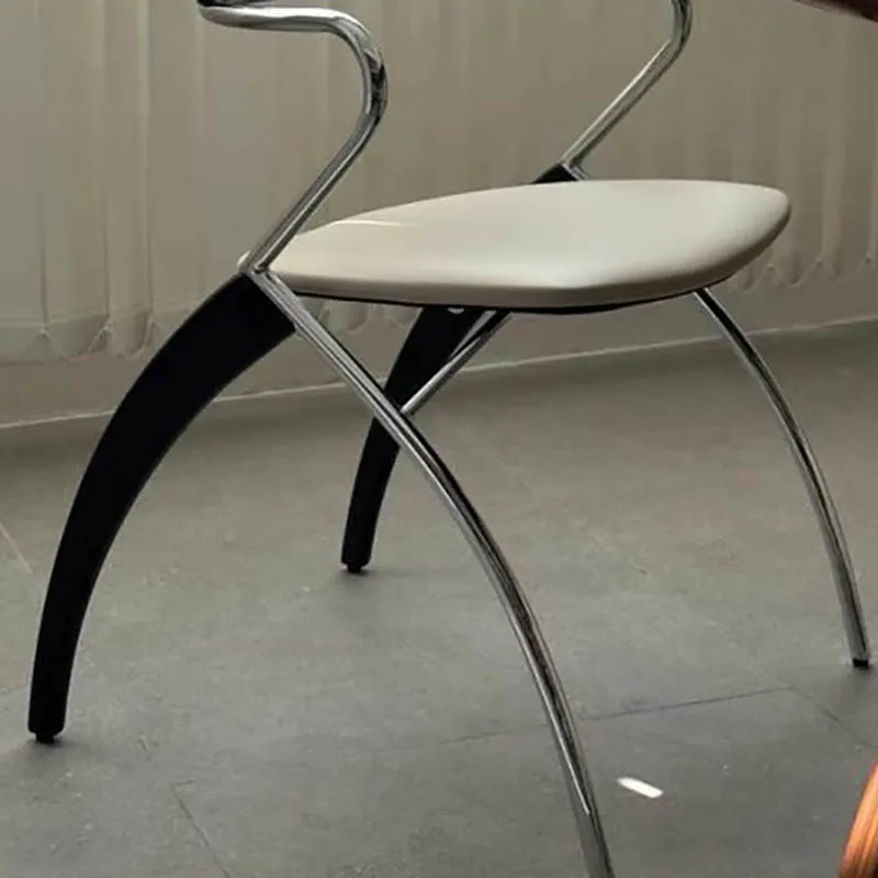 Set di 2 sedie da pranzo alla moda, comode sedie da pranzo da giardino premium per esterni, braccioli, eleganti mobili da soggiorno dal design Fauteuil - immagine 4