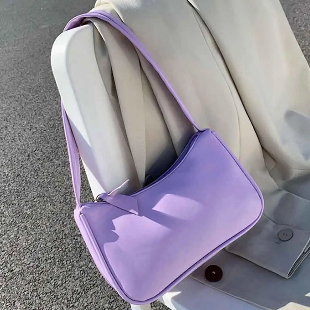 Women Retro Handbag PU Leather Shoulder Totes Underarm Vintage Top Handle Bag Female Small Subaxillary women tote bag women shoulder bag