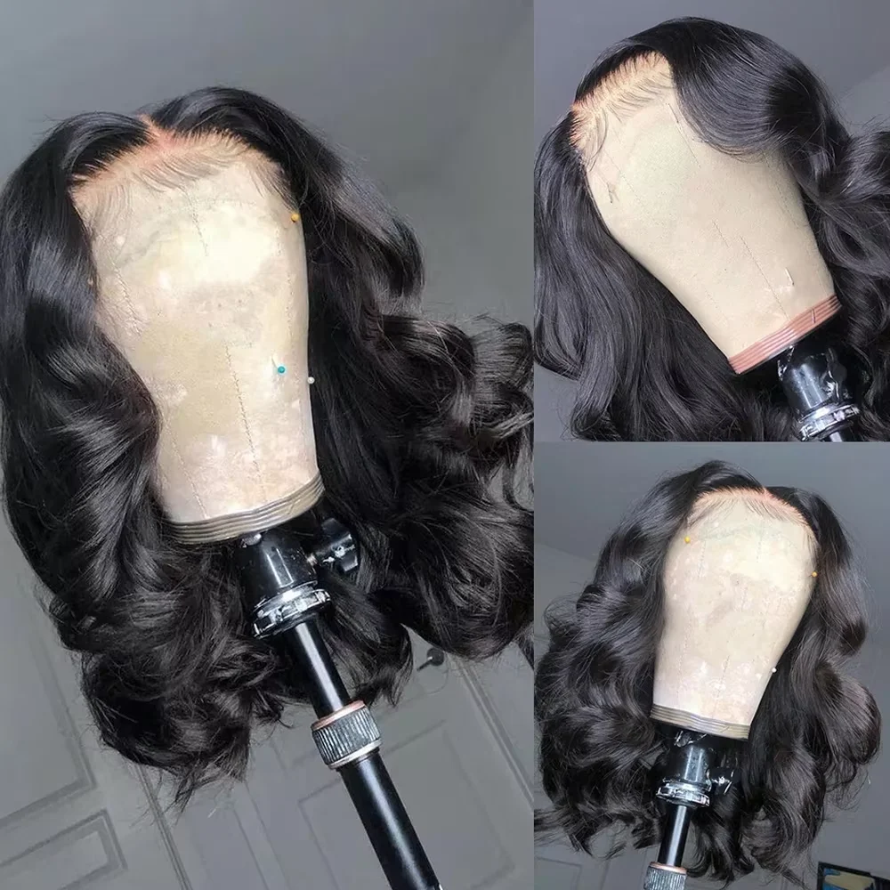 Lace Front Wigs Short Bob Body Wave 13x4 13x6 5x5 Closure Brazilian Remy Human Hair
