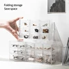 Acrylic Storage Box 6/9/12 Grids Jewelry Organizer Transparent Display for Earring Necklace Cosmetics Storage Case Drawer 5