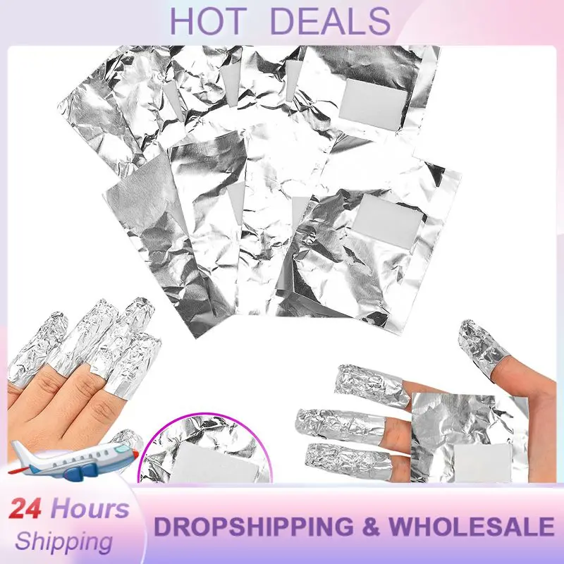 Nail Art Soak Off Nail Cleaning Accessori Per Unghie Foglio Di Alluminio Remover Wraps Asciugamano Per Unghie Strumento Per Manicure Gel Nail Polish R