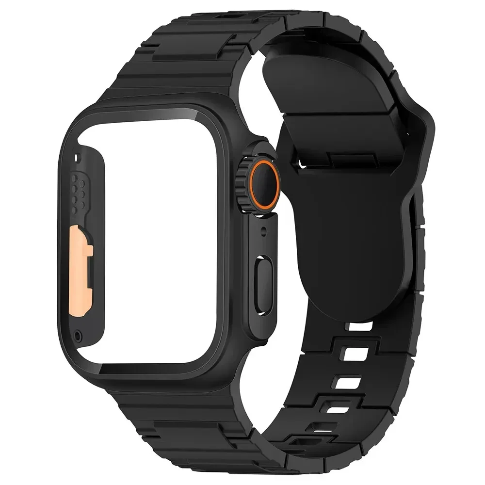 Mecha Sport Silicone Loop Band with Enhanced Protective Ultra Case