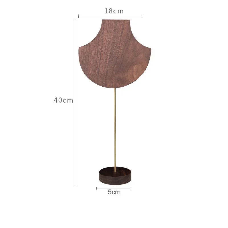Luxurious Walnut Jewelry Display Stand