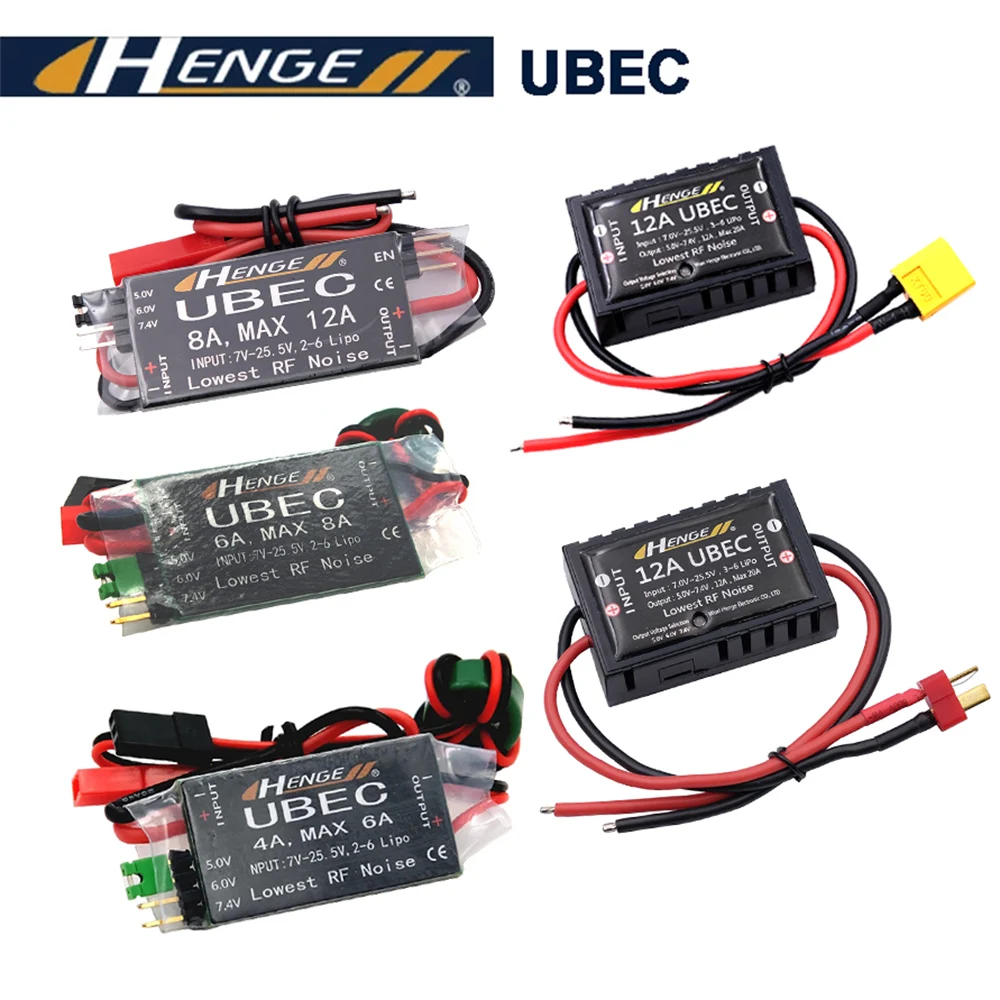 

HENGE 4A 6A 8A 12A UBEC 5V 6V 7,4 V переключатель режима BEC стабилизатор напряжения для радиоуправляемых самолетов лодок батарея аксессуары