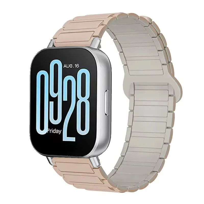Magnetic Silicone Loop Strap Wristband, 22mm