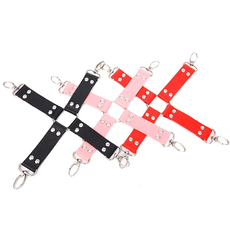 FunSMSupplies Female Binding Belly Band Sexy Cross Buckle Ankle Bracelet Accessories Female Slave Training Alternative an Engine