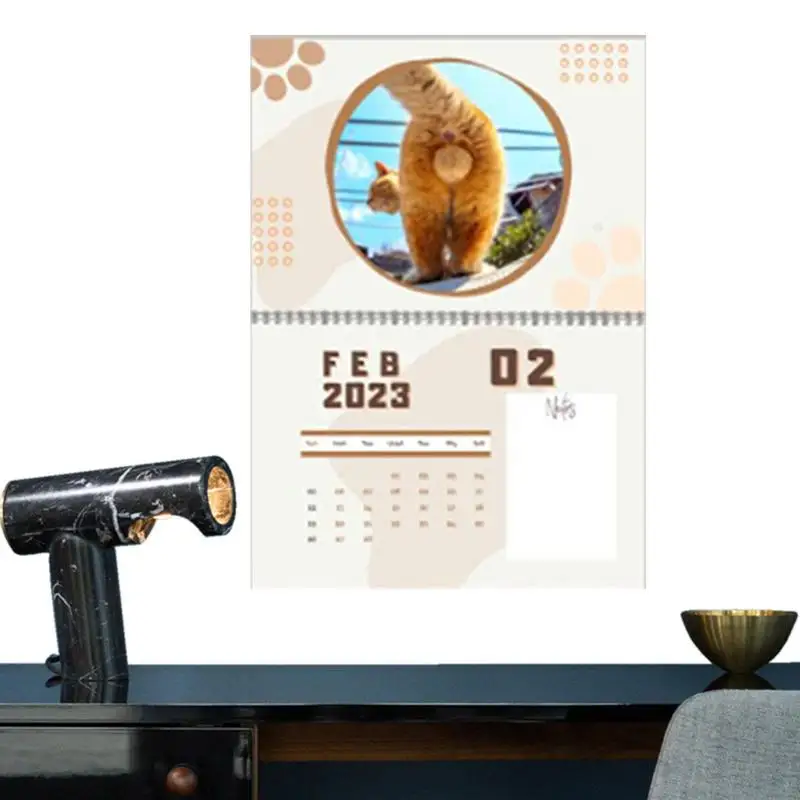 Cat Balls Calendar 12 Month Cat Balls Calendar With Notes Space Cat  Butthole Calendar 2023 For Keeping An Accurate Track Of _ - AliExpress  Mobile