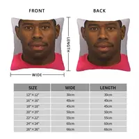Tyler, The Creator Mugshot Square Pillowcase Polyester Linen Velvet Printed Zip Decor Pillow Case Sofa Seater Cushion Case 2