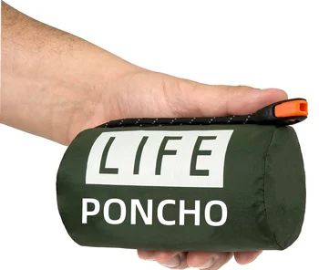 LIFE Emergency Survival Rain Poncho 1