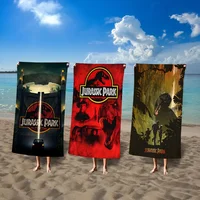 Jurassic Park Movie Big Microfiber Beach Towels Quick Dry Towel Sand Beach Towels Pool Towel for Travel Swim Pool Yoga 1
