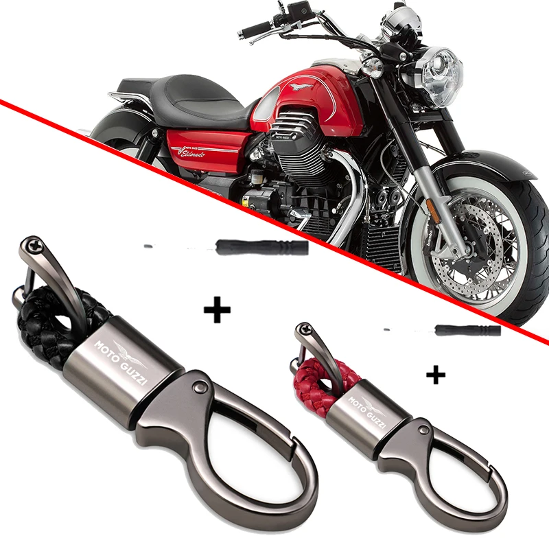 Per Moto Guzzi V85Tt V7 Pietra Speciale Guzzi 1200 Stelvio Accessori Moto Universali Portachiavi In Lega Di Zinco