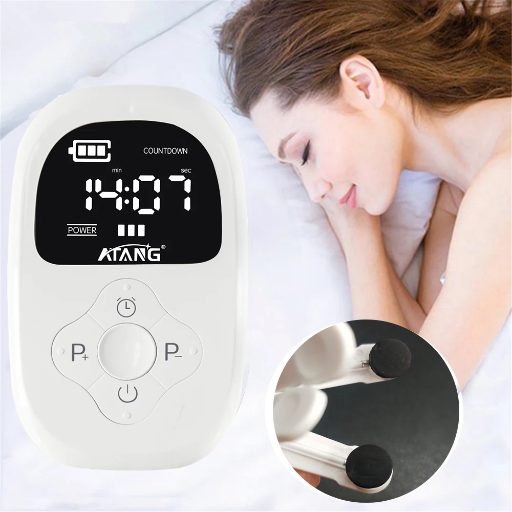 

Fall Asleep Sleep Aid Device Portable Physical Therapy CES Cranial Electrotherapy Stimulator Treatment Insomnia Depression