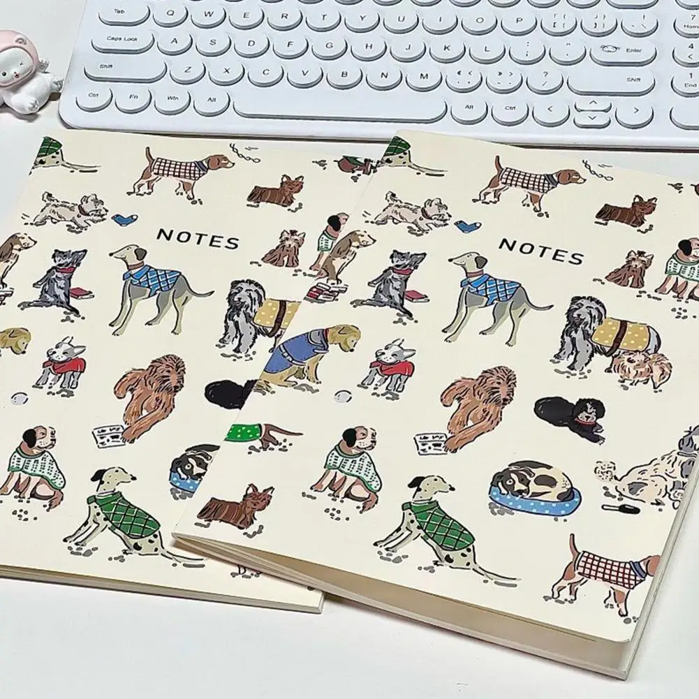 

Notebook Gift Premium A5 Planner Notebooks with Thick Pages Cute Cartoon Puppy Design for Smooth Writing Organizing Life Cartoon
