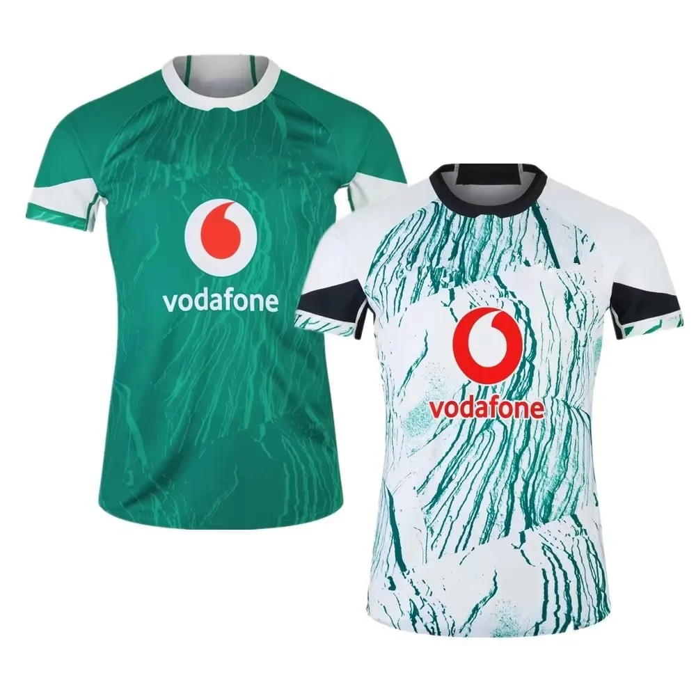 new Ireland Rugby jersey home away rugby shirt T-Shirt Name Number