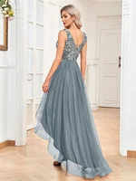 Aimee Sleeveless Sequins Cocktail Maxi Gowns 2