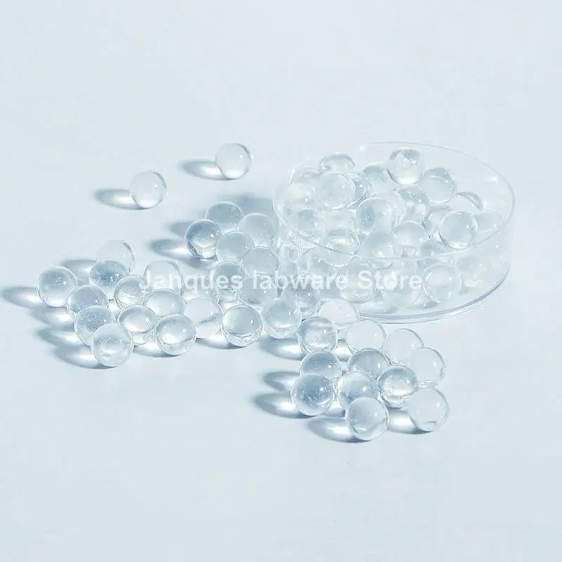 Lab Glass Supplies 1000pcs/lot 1/2/2.5/3/3.5/4/4.5/5mm High precision Glass antiboiling shock bead Splash proof balls Lab Liquid Heating