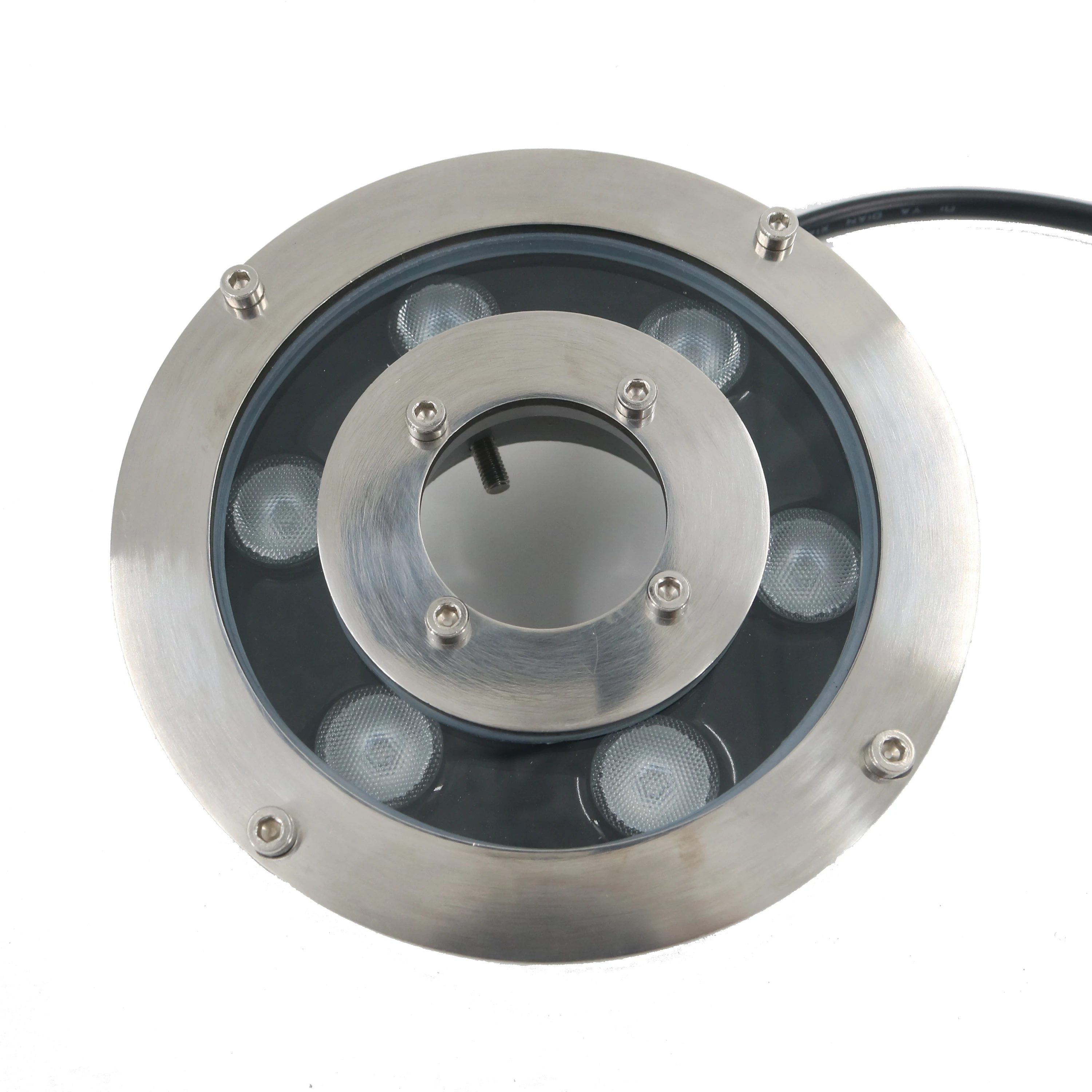 

Super slim lamp body 6W 12W 18W ip68 RGB RGBW LED water pump nozzle fountain light with DMX Control