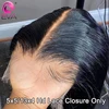 Eva 5x5 Hd Lace Closure Straight 13x4 Lace Frontal Closure Hand Tied Human Hair Closures Free Part Hd Lace Closure Pre Plucked 1