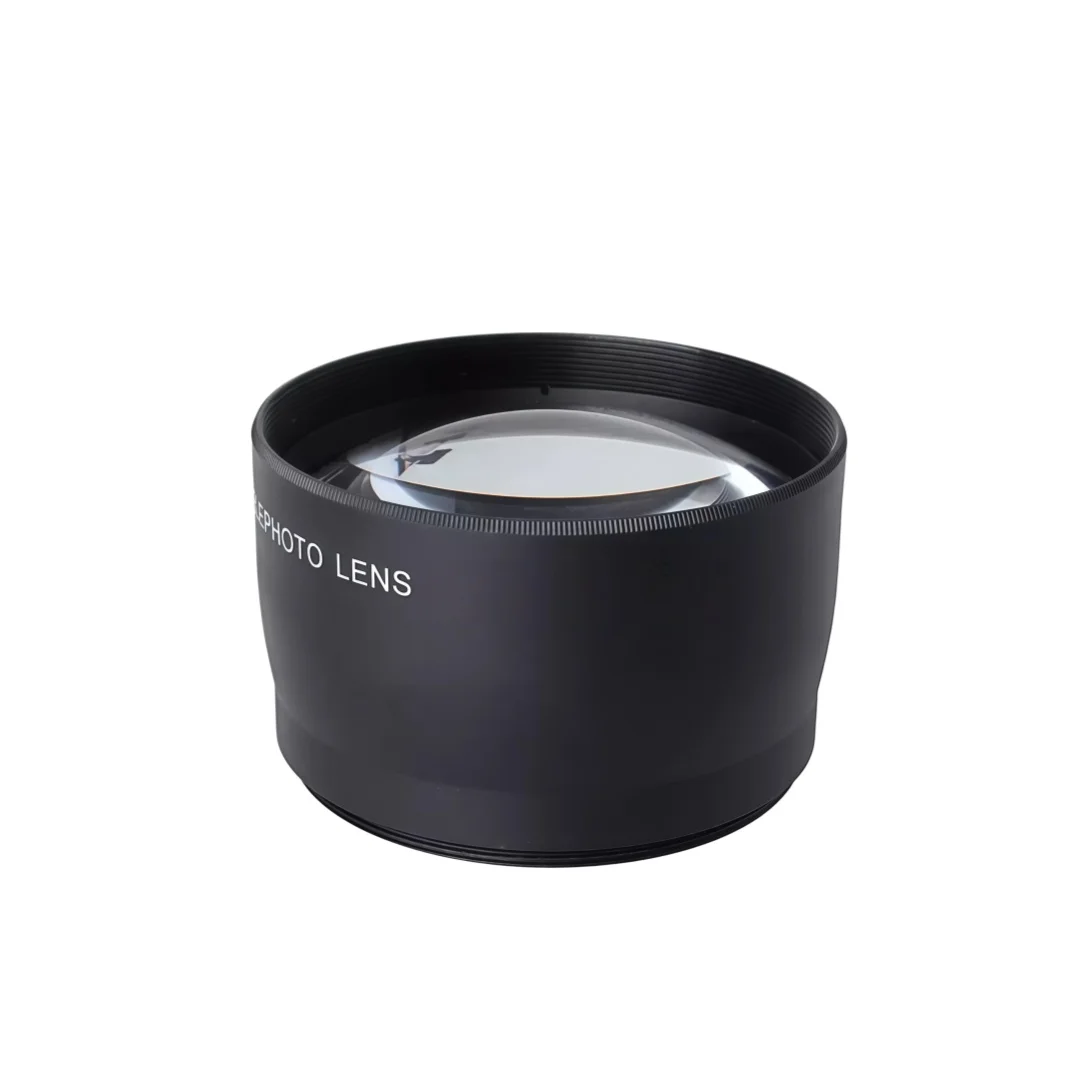 새로운 2.0배율 텔레컨버터 렌즈 어댑터 49mm 52mm 55mm 58mm DSLR 미..
