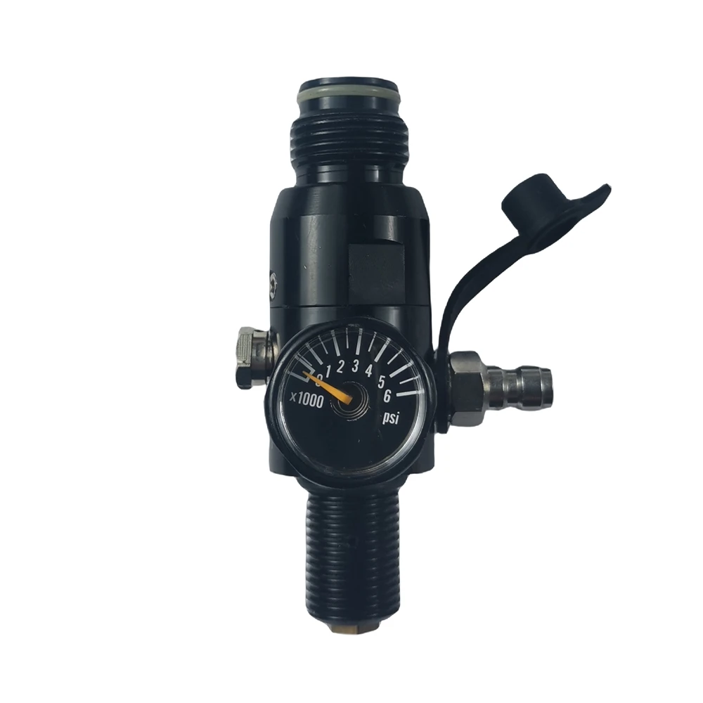 M18x1.5 or 5/8-18UNF 4500psi AIr Cylinder Tank HPA Regulator Output 800psi 1800psi Pressure Reducing Valve