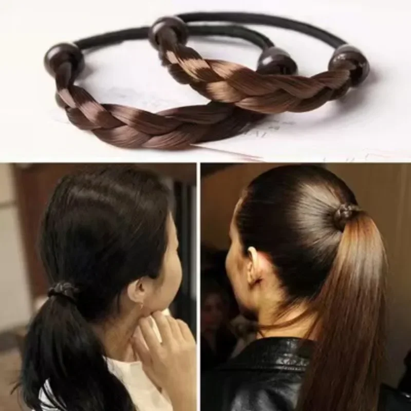 

Невидимый бесшовный ободок для волос с хвостиком, резинка для волос, женский головной убор для девочек, высокоэластичные веревки для волос, инструменты для укладки волос