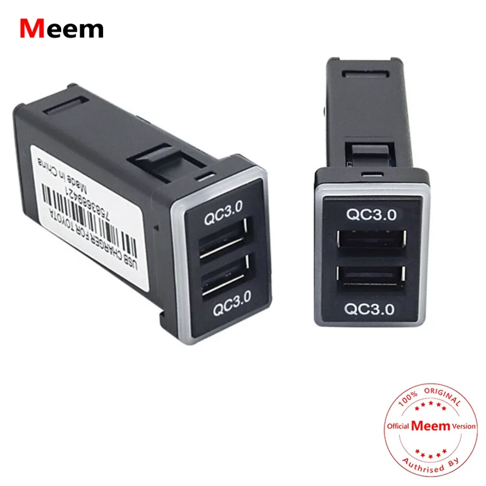 

For Toyota Tacoma Tundra Sequoia Mitsubishi Outlander USB Port QC 3.0 Charger